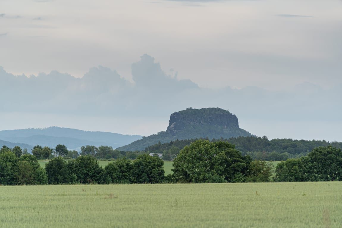 Blick auf den Lilienstein